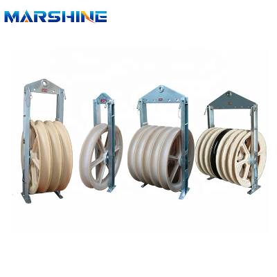 508mm Large Diameter Stringing Pulley Block Nylon Sheaves Conductor Pulley Stringing Block