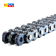 Factory Conveyor Drive Car Parking Heavy Duty Double Pitch Forklift Lifting Hoisting Solid Leaf Chain 6*6
