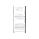 Avonflow Chrome Square Tube Electric or Hydronic Heated Towel Rail Steel Radiator with Timer