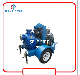 Two Wheels Mounted Diesel Engine Driven Horizontal Self Priming Sewage Water Pump, Diesel Sludge Pumps