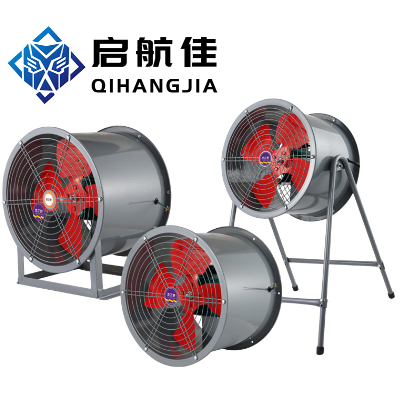 Cast Iron Blade Strong Wind Ducting Fan 220V Single Phase 12" Axial Wall Fan Ventilation Fan