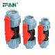 Ifan Durable HDPE Valves Customized Blue PE PP Compression Fittings for Water