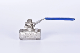  China Factory Price Stainless Steel Full Ball Valves Have Flanged Ends with a 2-Piece for Sale