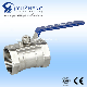  Normal Temperature Stainless Steel Fuel Gas Flanged Thread Screw Ball Valve