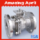  Dico Investment Casting Building Material JIS 10K Scs13 Scs14 with ISO5211 Pad 2PC Ball Valve