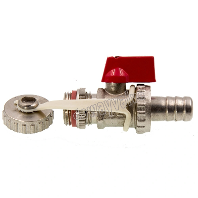 China Factory Nickle Plated 1/2" Brass Boiler Ball Valve