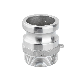  Type F Stainless Steel Pipe Fitting Male Camlock Connector Casting Quick Coupling