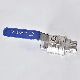  1000wog Inox 316/304 2PC Ball Valve with Locking Device