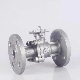  DIN Pn16 CF8/CF8m with ISO5211 Mounted Pad 2PC Flange Floating Ball Valve