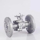 DIN Pn16 CF8/CF8m with ISO5211 Mounted Pad 2PC Flange Floating Ball Valve