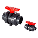 China High Quality EPDM Seal PVC Double Union Ball Valve