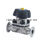  Sanitary Stainless Steel Manual Diaphragm Valve with Plastic Handle