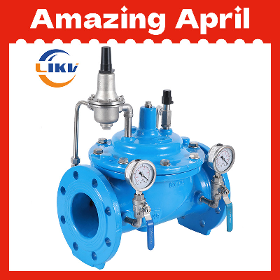 Pn10/Pn16 DN600 Multifunction Pressure Relief Water Pump Flow Control Valve