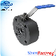  1PC Italy Mononblock Wafer Thin Ball Valve Made of Carbon Steel Stainless Steel Pn16 Pn25 Pn40 Flanged SS304 Double Acting Pneumatic Actuated Ball Valve