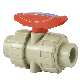  Pph Butt Fusion True Union Ball Valve with EPDM Gasket