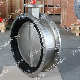 Stainless Steel CF8m CF8 SS304 SS316 Double Flanged Shut Butterfly Valve Bonded and Vulcanized Seat