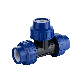  Blue Plastic Pipe PP Fitting for Water Supply Irrigation