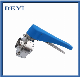 Deyi DN15 DIN SS304/SS316L Clamped Butterfly Valves 4positionepdm/Silicone Gasket Factory Nice Price