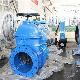  BS5163 DIN3352 Awwa C515 C509 API600 API6d Ductile Cast Iron Rubber Coated Solid Wedge Gate Sluice Valve with Gearbox Operator