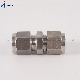 Forging Stainless Steel Tube Fittings Dual Ferrules Type Tube Unions