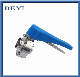  Deyi DN15 DIN SS304/SS316L Clamped Butterfly Valves 4positionepdm/Silicone Gasket Factory Nice Price