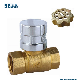  Good Market Brass Lockable Ball Valve for Water Meter with Magnetic Lock