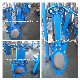  Ductile Iron Ggg50 Knife Gate Valve Factory Rubber Seat Manual Operated Water China Slurry Sluice Knife Gate Valve Wafer Lug Knife Gate Valve