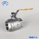  1000wog/1000psi Pn63 CF8 CF8m 304 316 Wcb NPT/BSPT/BSPP Thread End Industrial 2PC Stainless Steel Manual Floating Ball Valve