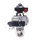  Stainless Steel SS304 SS316L Sanitary Hygienic Air Pneumatic Actuated Butterfly Valves