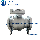 Oil Gas API6d Carbon Steel Forged Steel Stainless Steel Worm Gear Flange Trunnion Mounted Ball Valve Class 600