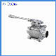  ISO Sanitary Stainless Steel SS304/SS316L Three-Piece Welded Ball Valve&Globe Valve Rq0103