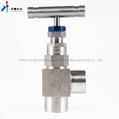 1/2" NPT PTFE Female Angle Needle Valve High Pressure Needle Valve 6000psi