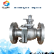 API 6D 2 PC Gear Operate Stainless Steel/Carbon Steel Floating/Trunnion Cast Ball Valve Gas Valve