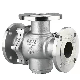  GB/ANSI/API Cast Steel/Stainless Steel Three-Way Flange Ball Valve T/L Type