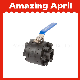  API 607 Fire Safe Design Available Manual Stainless Steel Flange Ball Valve with Pneumatic Actuator
