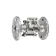  Hot Sale Building Material Stainless Steel Industrial Manual Flanged Floating Valve