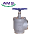 DN100-300 Butt Welding Angle 3 Way Ammonia Stop Valve for Refrigeration Unit