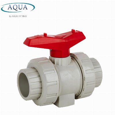 Double Union Plastic Pph Manual Socket Ball Valve for Industry and Agriculture