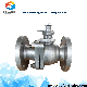 API 6D 2 PC Gear Operate Stainless Steel/Carbon Steel Floating/Trunnion Cast Ball Valve Gas Valve