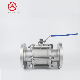  3PC Flanged Ball Valve SS304 1000wog with 5