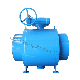  Pn16/25, DN600-1200 Gear Actuated Fully-Welded Steel Ball Valve Carbon Steel Rptfe Seal Welded Ball Valve
