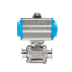  3A Certified Food Grade 3PCS Ball Valve for Brewery Dairy Beverage Manufacturer