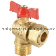  Angle Water Meter Ball Valve with Aluminium Butterfly Handle