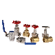  Handle Wheel Resilient Seat Soft Seal Brass Flange Gate Valve