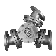  Pn16 DN50 DN80 Hand Wheel Flange Wedge Type Gate Valve Stainless Steel 304 Non-Rising Stem Flan