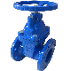 DIN F4 EPDM Soft Seal Gate Valves Square Hat Operation