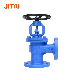 DN80 Manual Cast Steel GS-C25 Angle Type Bellow Seated Globe Valve