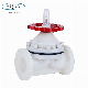  Quality Industrial Plastic PVDF PVC Flange Diaphragm Valve FRPP