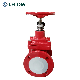 DIN Pn16 Non Rising Stem Ductile Iron Gate Valve With Position Limited Switch