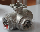  Thread End/Screwed Stainless Steel/Carbon Steel 3 Way/Multi-Port Industrial Ball Valve